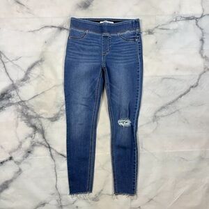 Old Navy Jeans Womens Rockstar Jegging Pull On Dark Blue Denim Stretch